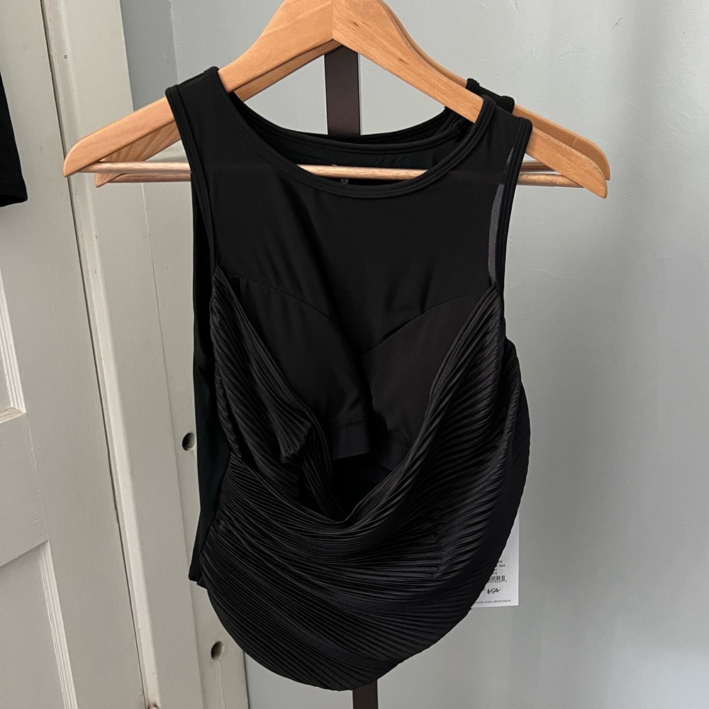 Tavi pleated bra top.